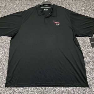 SpaceX Falcon 9 F9 Polo Shirt Men 4XL Black Short Sleeve Collared New